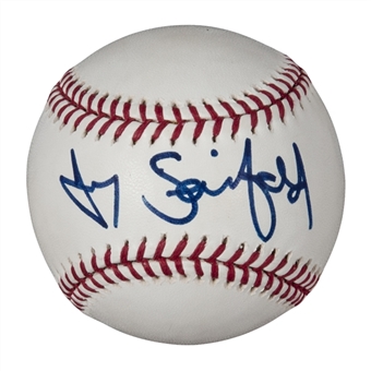 Jerry Seinfield Autographed 2001 World Series Baseball (JSA)